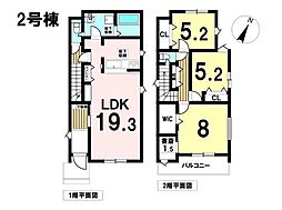 グラファーレ江南市宮後町3期　全3棟　2号棟　新築一戸建て