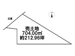 津市久居北口町　建築条件なし土地