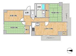 佃第3コーポ6号棟 1206