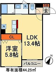 ラシーネ扇　アイリス 101