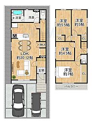 高槻市東上牧3丁目　新築戸建