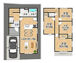 高槻市東五百住町2丁目　新築戸建　1号地