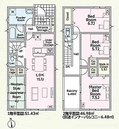 新築　羽島市小熊町内粟野　第2　1号棟