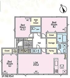 新築戸建 桑名市矢田　01期　全4棟　1号棟