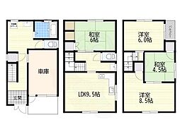 平野区平野本町貸家