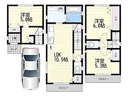 平野区加美北9丁目貸家