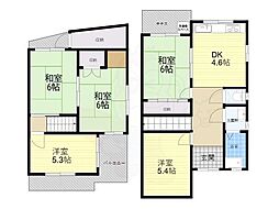 八尾市神宮寺１丁目の一戸建て