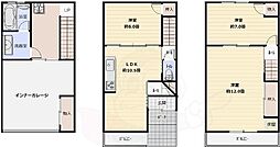 瓜破東4丁目貸家