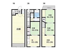 大阪市平野区長吉六反５丁目の一戸建て