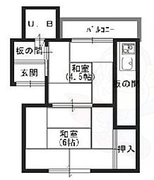 貸家 東大阪市中小阪 辻本文化B棟