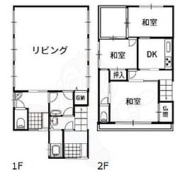 大阪市平野区長吉六反２丁目の一戸建て