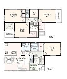 新築分譲戸建　中山　全3棟　B棟
