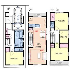 新築分譲戸建　川崎　全4棟　3号棟