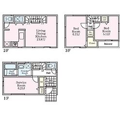 新築分譲戸建　港町　全2棟　B号棟