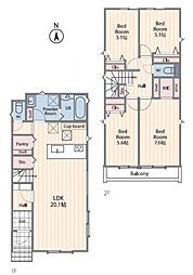 新築分譲戸建　踊場　全3棟　No.2