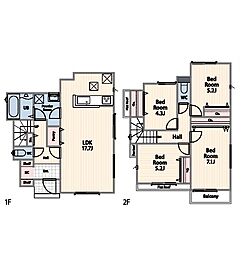 新築分譲戸建　東戸塚　全4棟　No.1