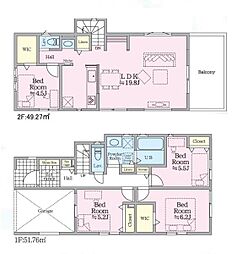 新築分譲戸建　金沢八景　全2棟　2号棟