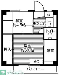 ビレッジハウス東金井2号棟 (402号室)
