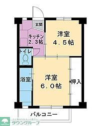 ビレッジハウス高林4号棟 (405号室)