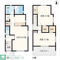 高崎市棟高町賃貸一戸建て　2号棟 1