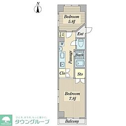 高崎朝日第二ハイツ 501