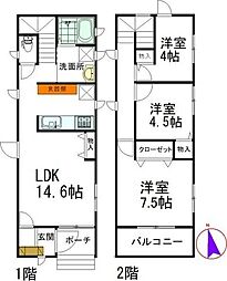 遠見塚2丁目16-21-2貸家 2-16-21-2