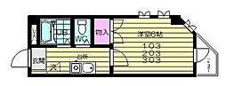 スカイヒルズ川内 203