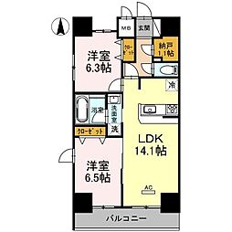 ロージェ泉中央 1001