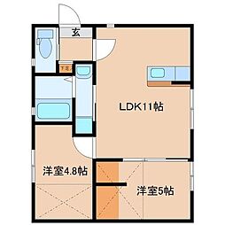 仮）かすみ町貸家II 1