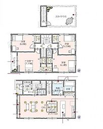 所沢市上新井2丁目1期　1号棟
