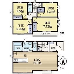 小平鈴木町1丁目全8棟　D