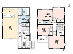 所沢市上安松 全2棟　1号棟