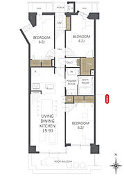 コスモ光善寺リフォーム済　3階 313