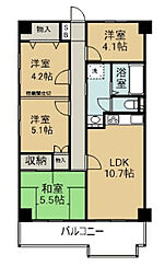 ルックハイツ藤代Ａ棟 901