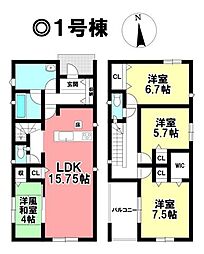 新築戸建 岐阜県羽島市小熊町内粟野　第2全2棟