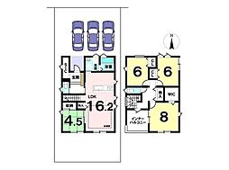 戸建 奥町字三出西　1号棟　全3区画