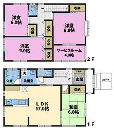 中古住宅情報・宇都宮市清原台6丁目