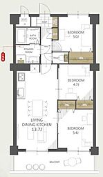 ＳＳＫグリーンパーク竹の塚 2