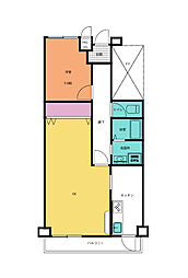 クローバーハイツ岩出 408