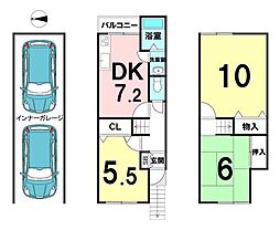 中古戸建オーナーチェンジ物件　伏見区羽束師鴨川町