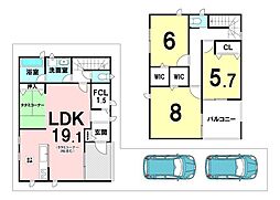 新築戸建 京都市伏見区羽束師菱川町　第1