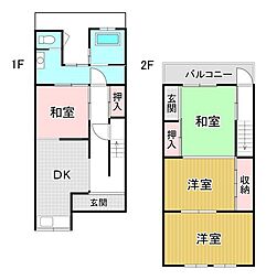 中古テラスハウス 京都市右京区嵯峨甲塚町
