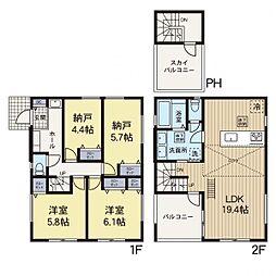 西谷駅　歩14分　横浜市保土ケ谷区川島町　　4号棟