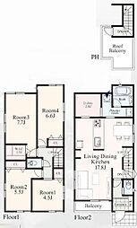 妙蓮寺駅　歩12分　横浜市港北区富士塚1丁目　　Ｂ号棟