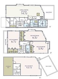 片倉町駅　歩11分　横浜市神奈川区三枚町