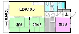 コスモ川内 302 号室
