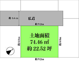 堺市中区深井清水　建築条件無し売土地