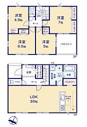 高崎市乗附町1期　新築分譲住宅全3棟　2号棟