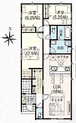 高崎市石原町3期 全4棟新築分譲住宅 2号棟