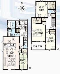 高崎市岩鼻町2期　全2棟新築分譲住宅　1号棟